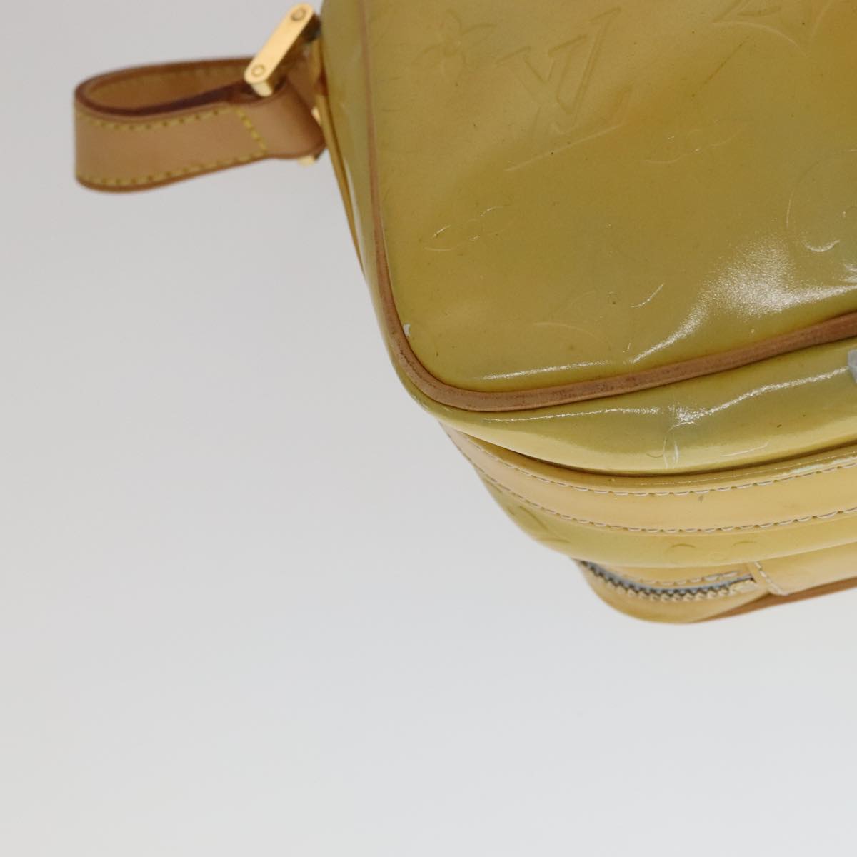 LOUIS VUITTON Monogram Vernis Wooster Shoulder Bag Gris M91036 LV 110626