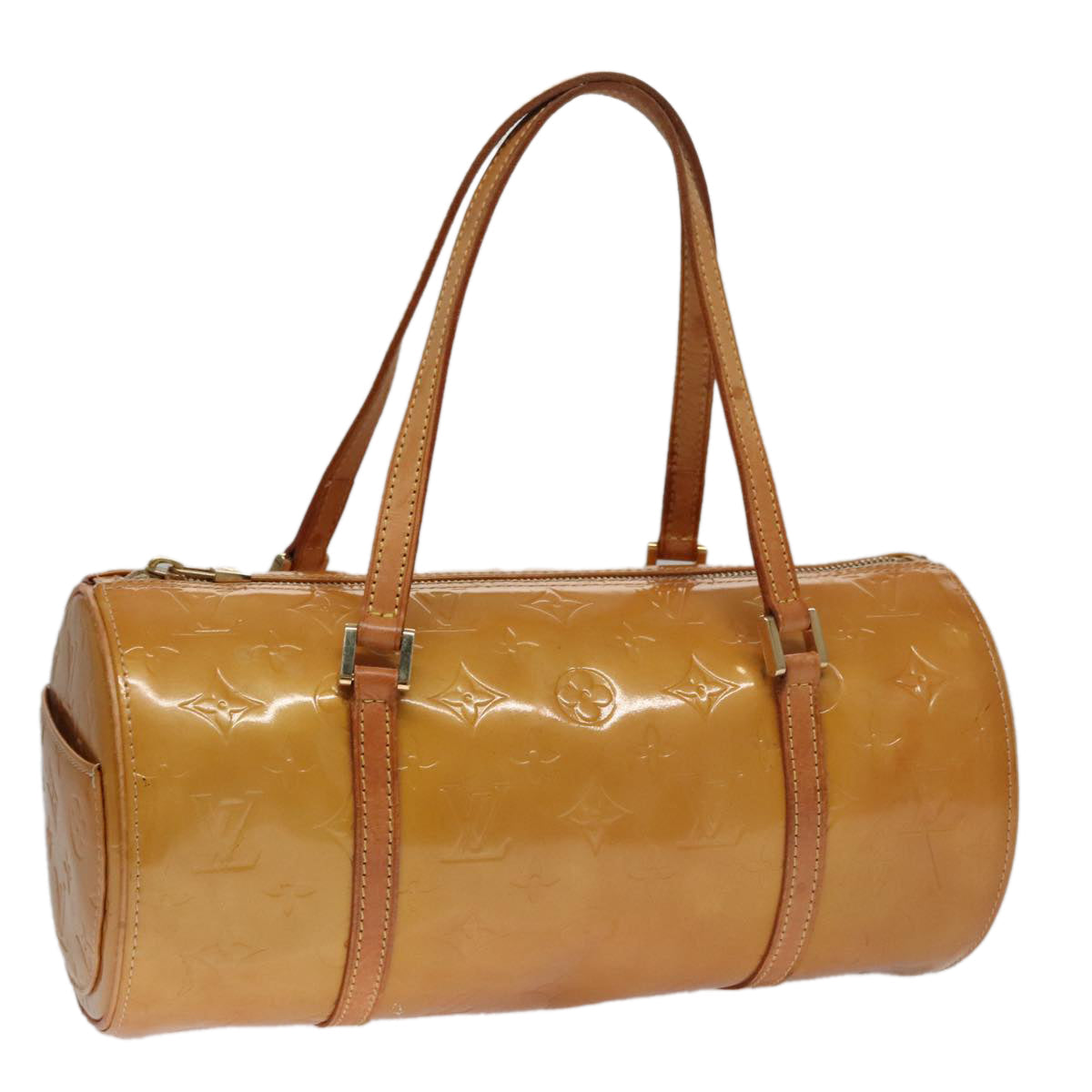 LOUIS VUITTON Monogram Vernis Bedford Hand Bag Beige M91006 LV 110631