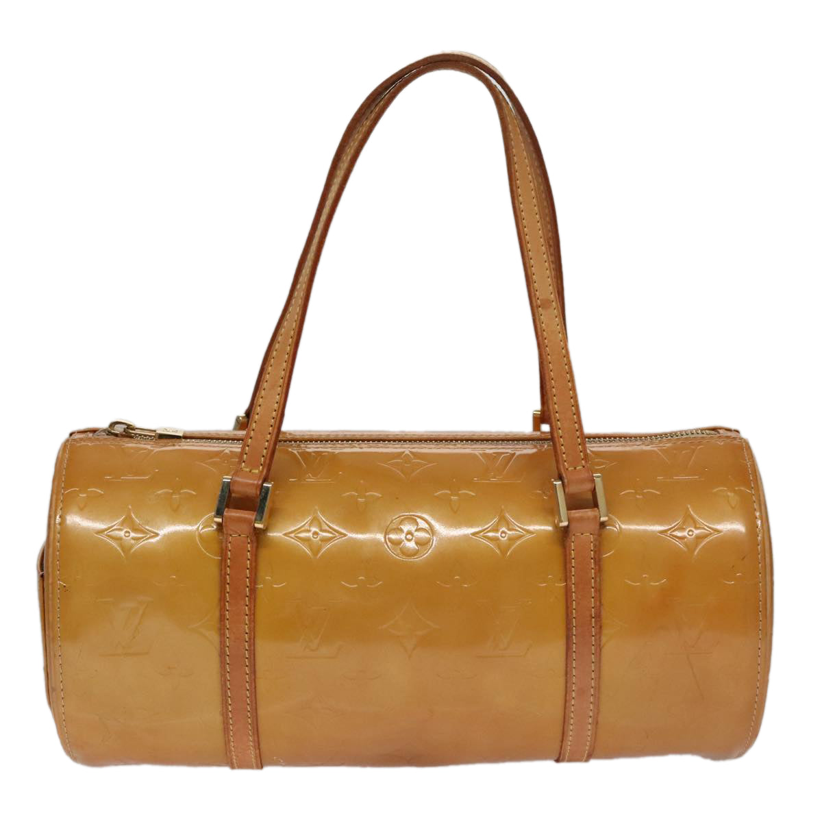 LOUIS VUITTON Monogram Vernis Bedford Hand Bag Beige M91006 LV 110631