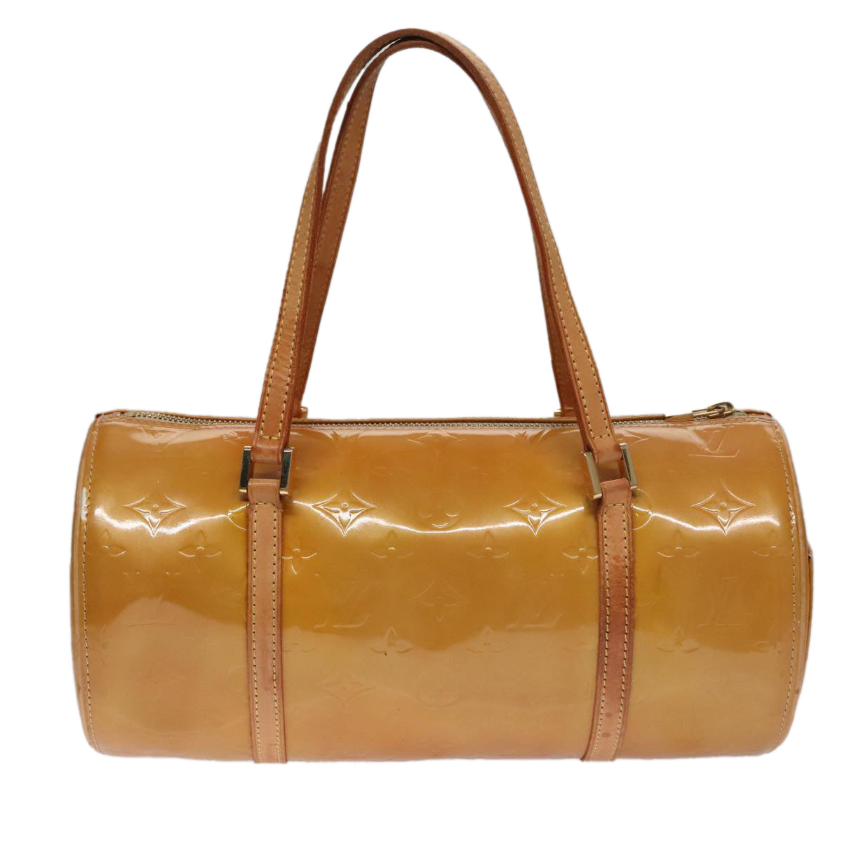 LOUIS VUITTON Monogram Vernis Bedford Hand Bag Beige M91006 LV 110631