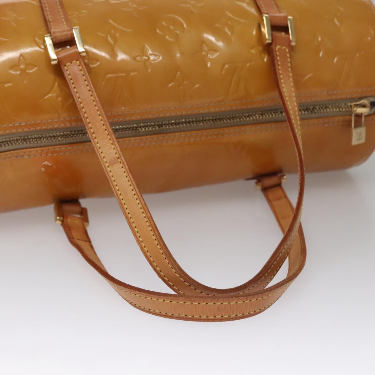 LOUIS VUITTON Monogram Vernis Bedford Hand Bag Beige M91006 LV 110631