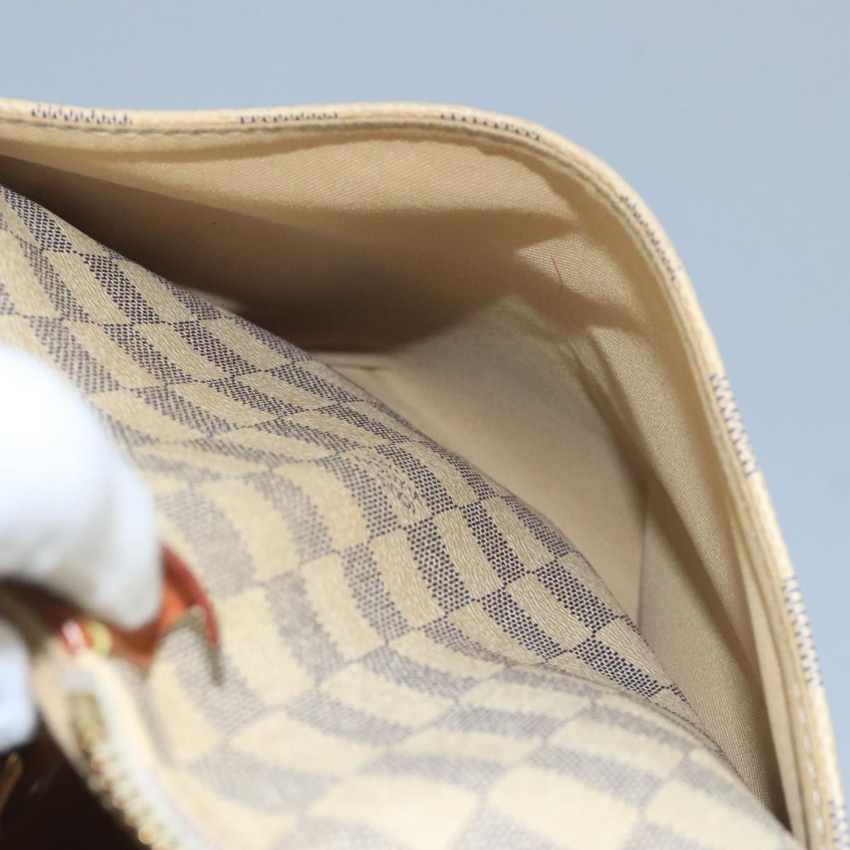 LOUIS VUITTON Damier Azur Totally MM Tote Bag N51262 LV 110650
