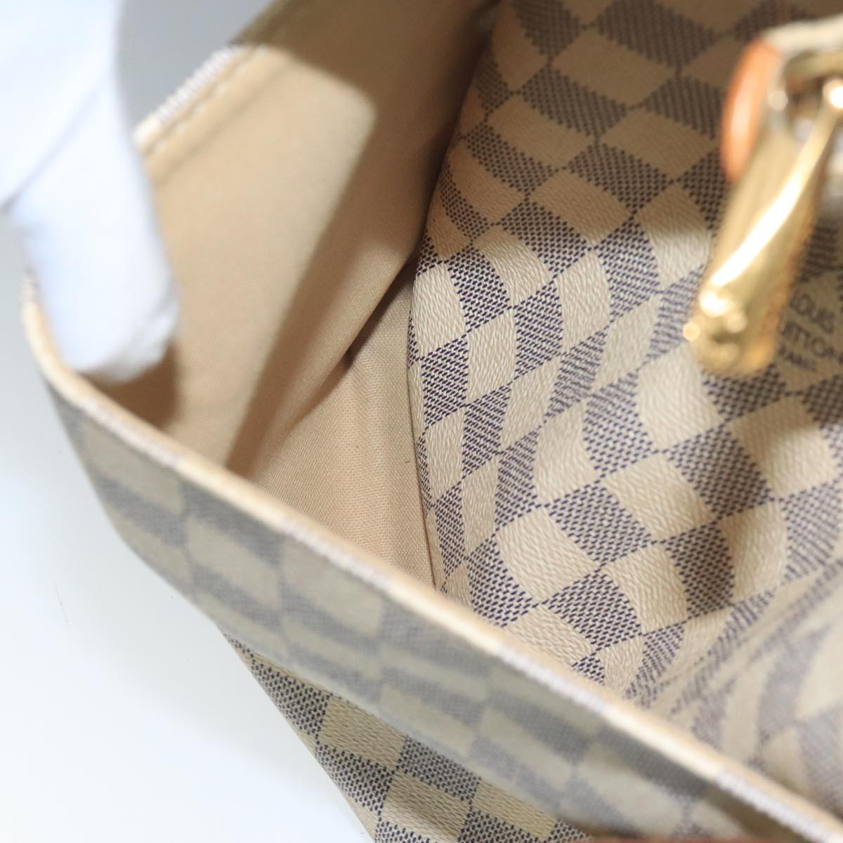 LOUIS VUITTON Damier Azur Totally MM Tote Bag N51262 LV 110650