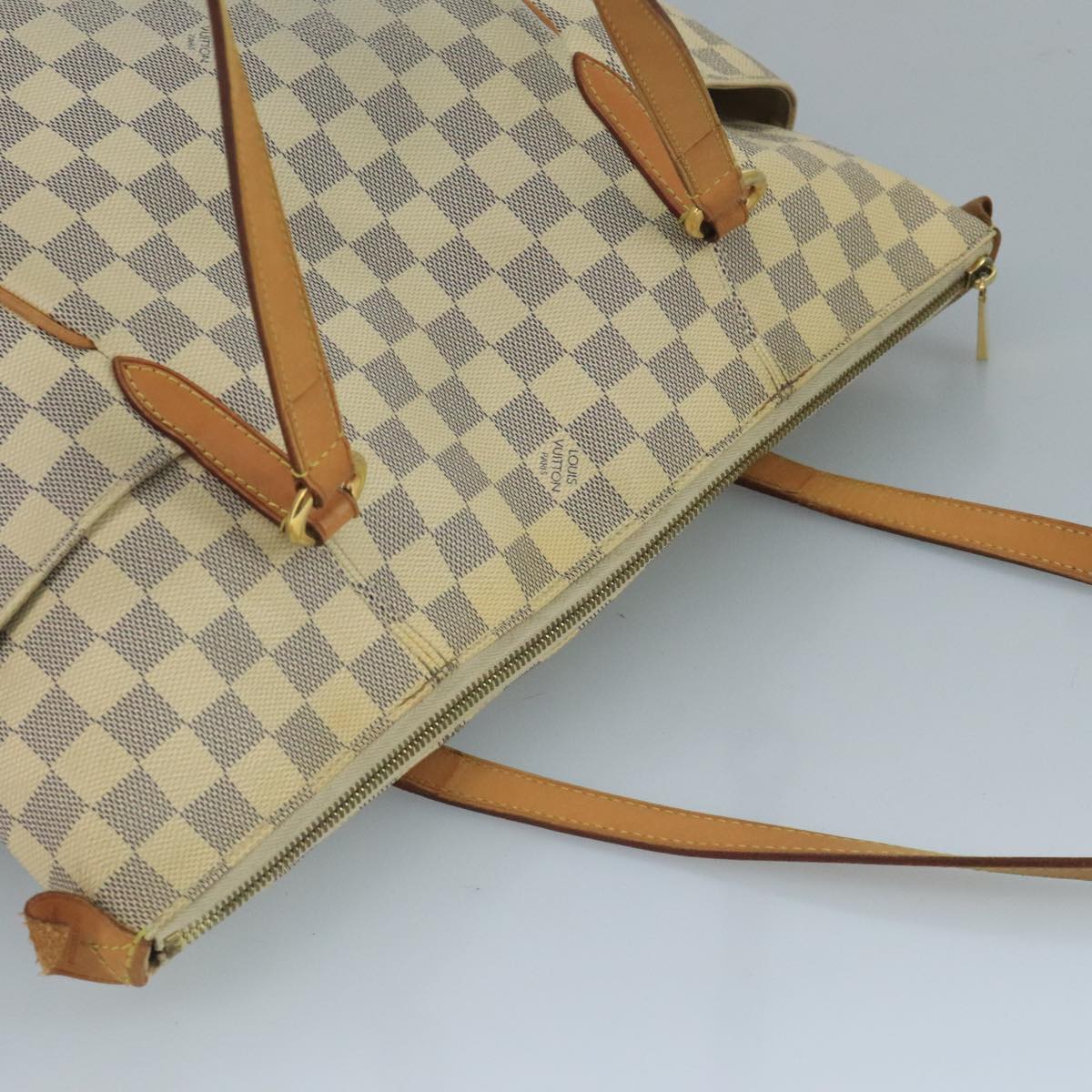 LOUIS VUITTON Damier Azur Totally MM Tote Bag N51262 LV 110650