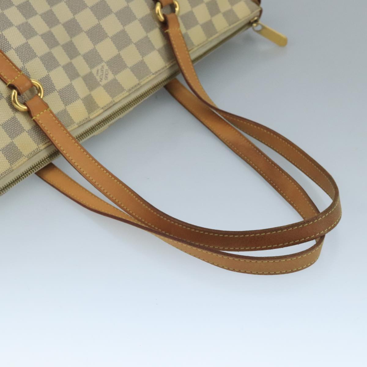 LOUIS VUITTON Damier Azur Totally MM Tote Bag N51262 LV 110650