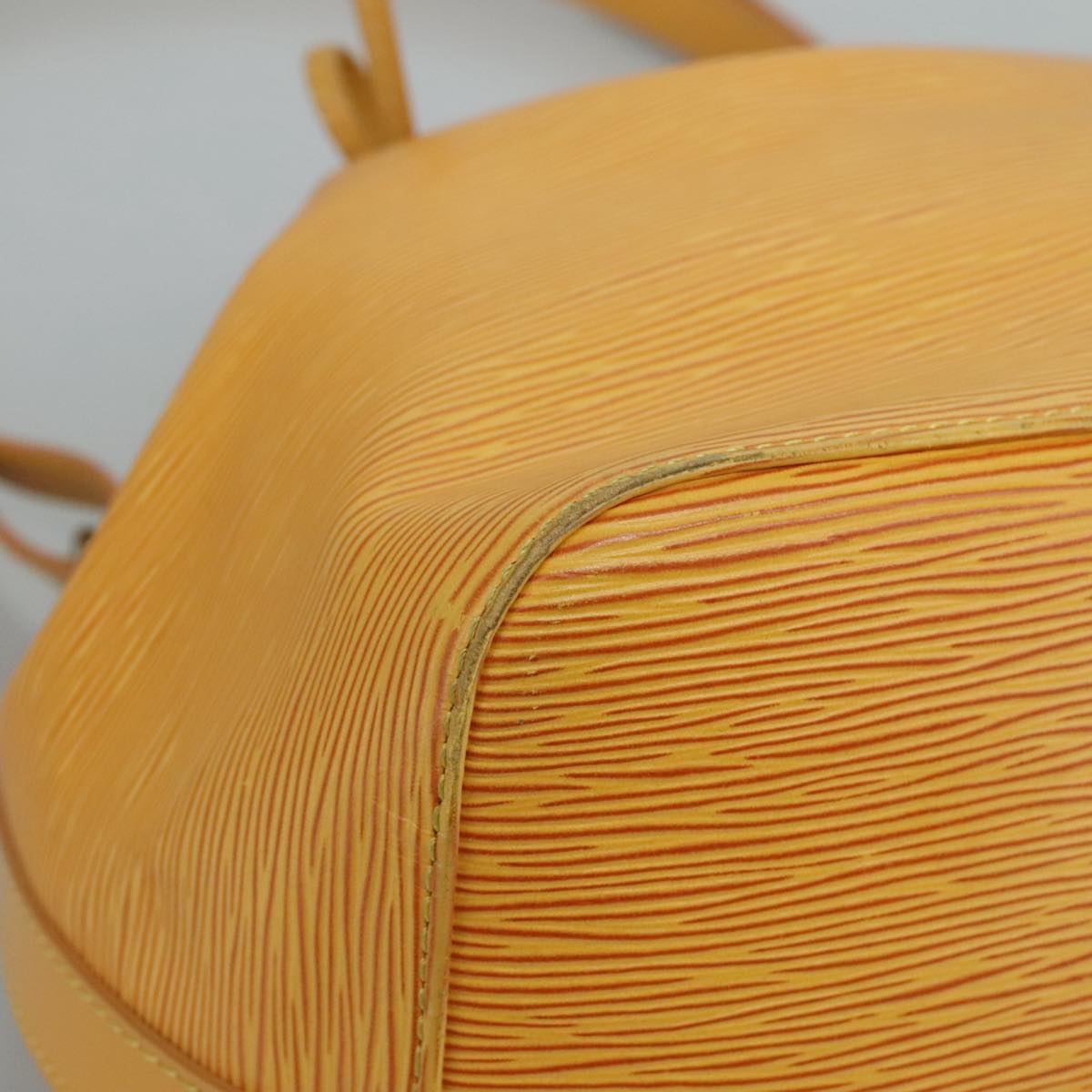 LOUIS VUITTON Epi Petit Noe Shoulder Bag Yellow M44102 LV 110651