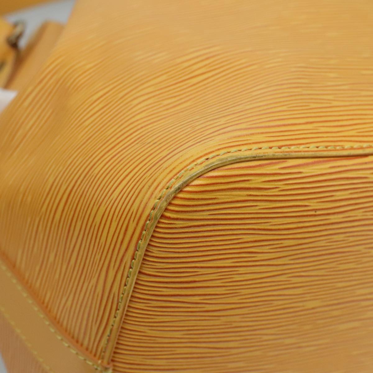 LOUIS VUITTON Epi Petit Noe Shoulder Bag Yellow M44102 LV 110651