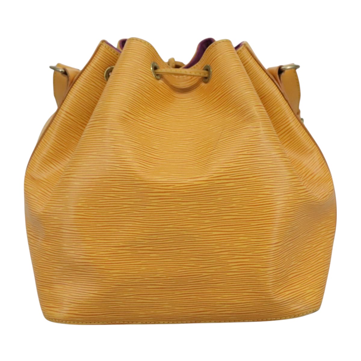 LOUIS VUITTON Epi Petit Noe Shoulder Bag Yellow M44102 LV 110651