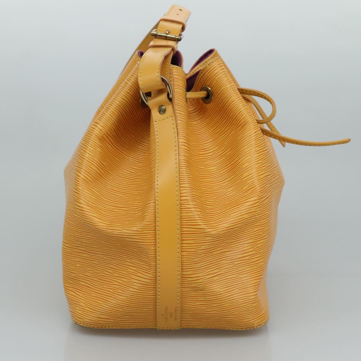 LOUIS VUITTON Epi Petit Noe Shoulder Bag Yellow M44102 LV 110651