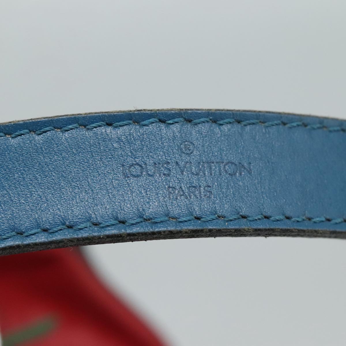 LOUIS VUITTON Epi Noe Shoulder Bag Bicolor Red Blue M44084 LV 110652