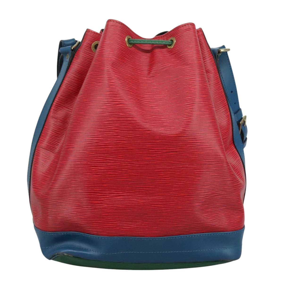 LOUIS VUITTON Epi Noe Shoulder Bag Bicolor Red Blue M44084 LV 110652