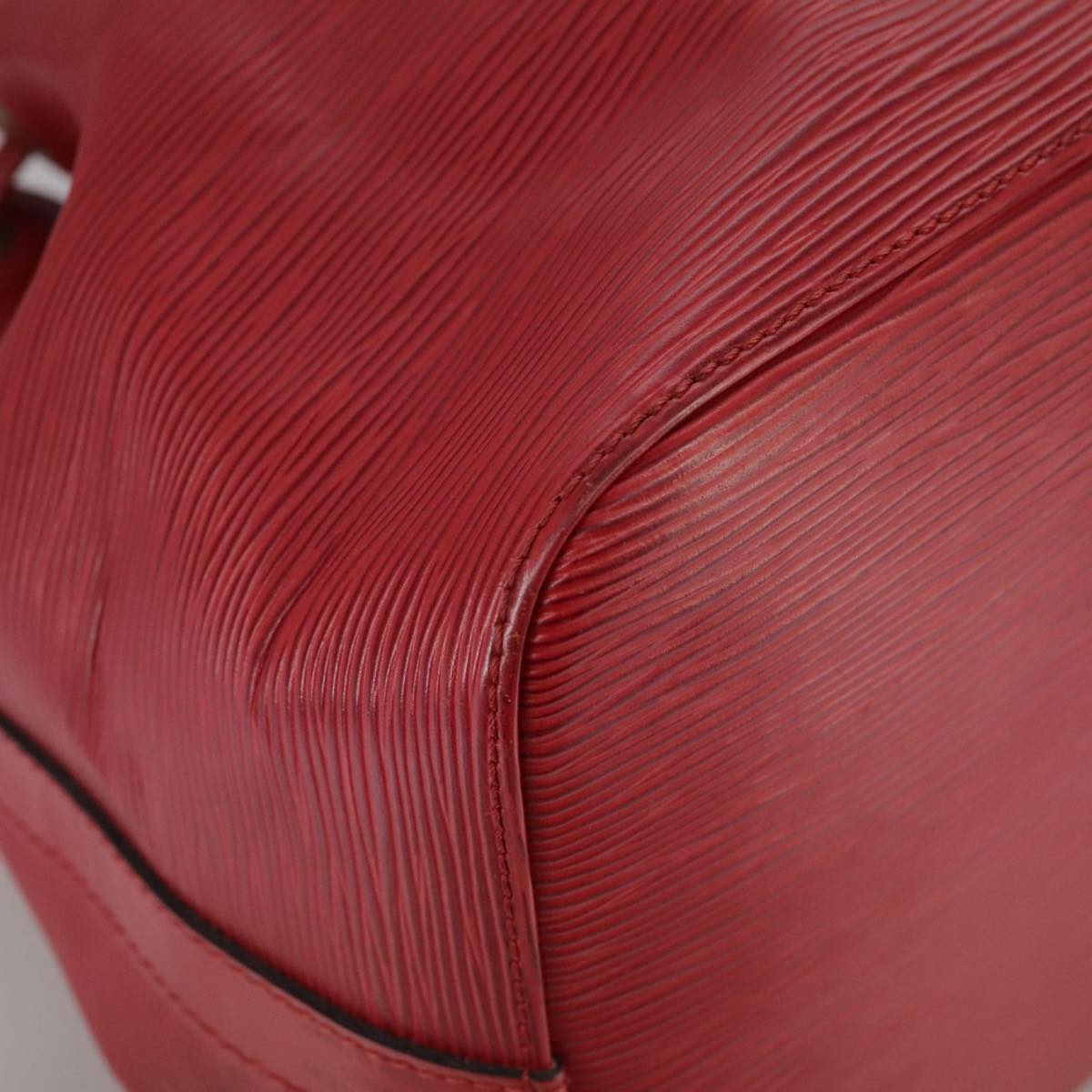 LOUIS VUITTON Epi Petit Noe Shoulder Bag Red M44107 LV 111002
