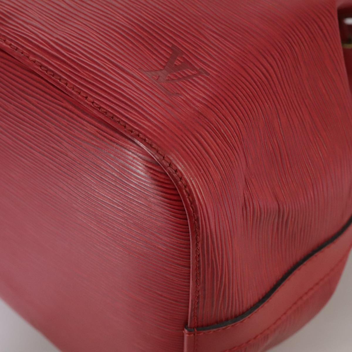 LOUIS VUITTON Epi Petit Noe Shoulder Bag Red M44107 LV 111002