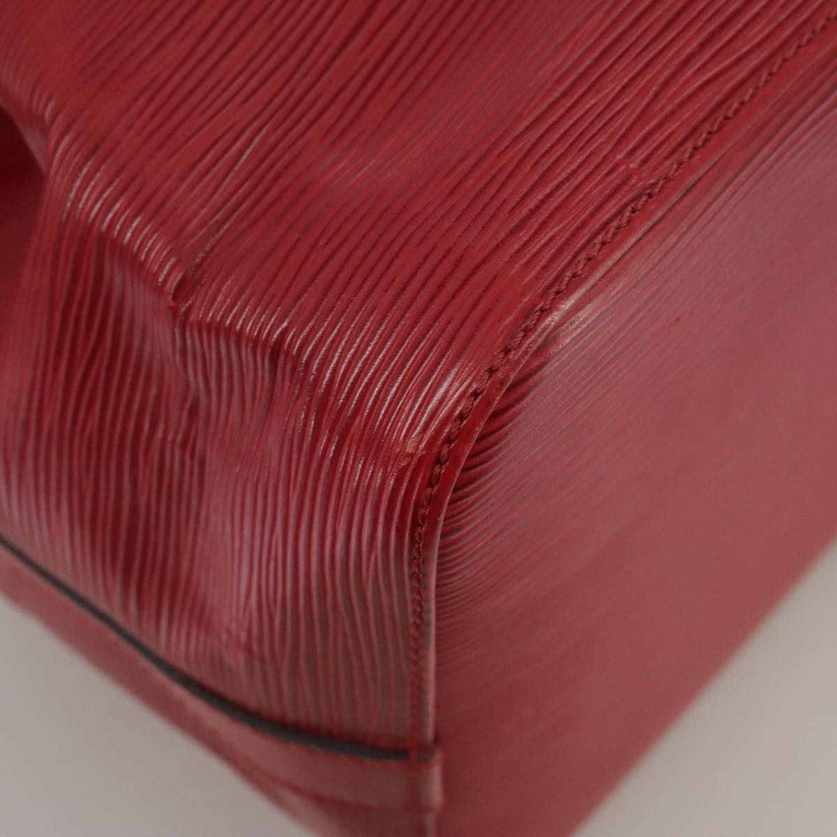 LOUIS VUITTON Epi Petit Noe Shoulder Bag Red M44107 LV 111002