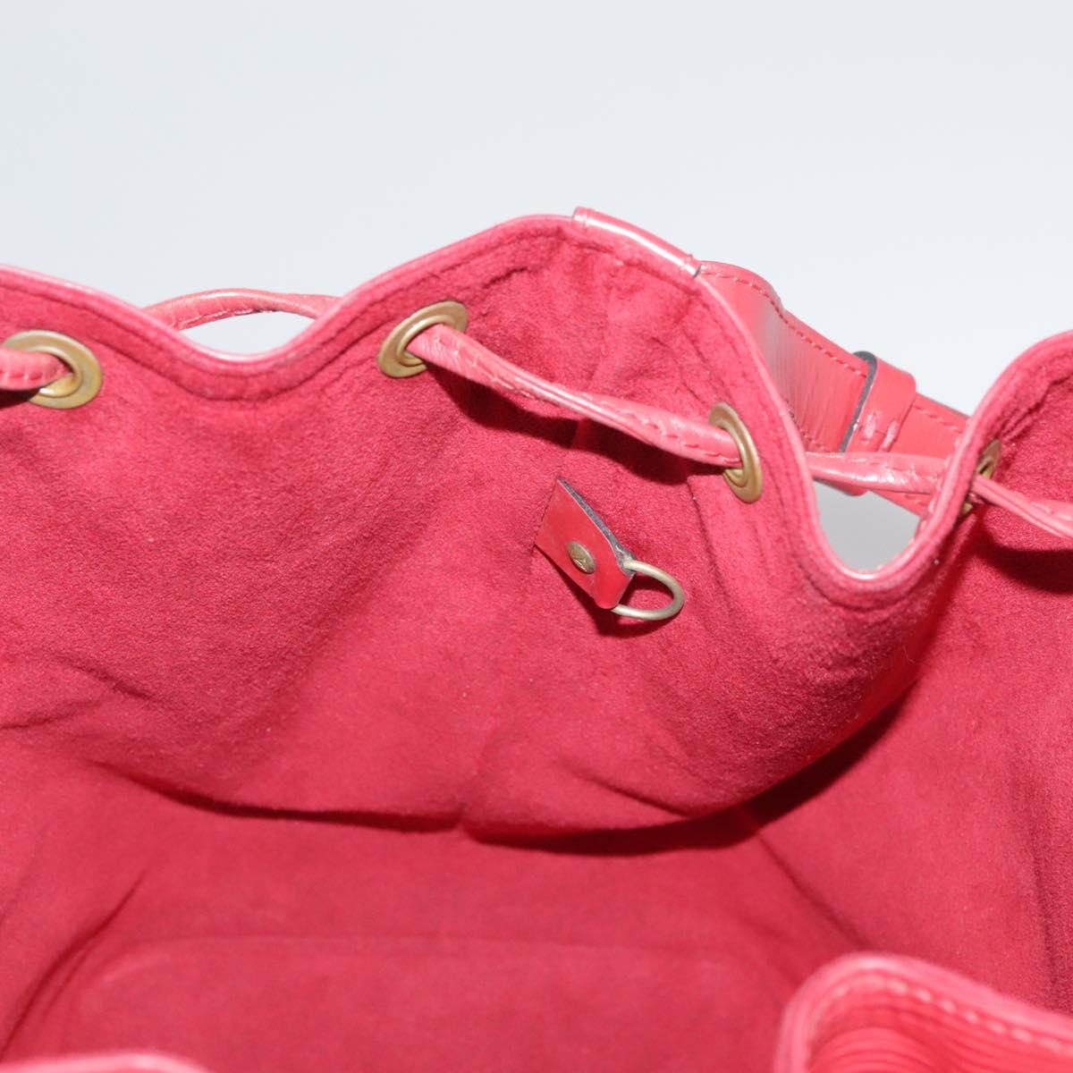 LOUIS VUITTON Epi Petit Noe Shoulder Bag Red M44107 LV 111002