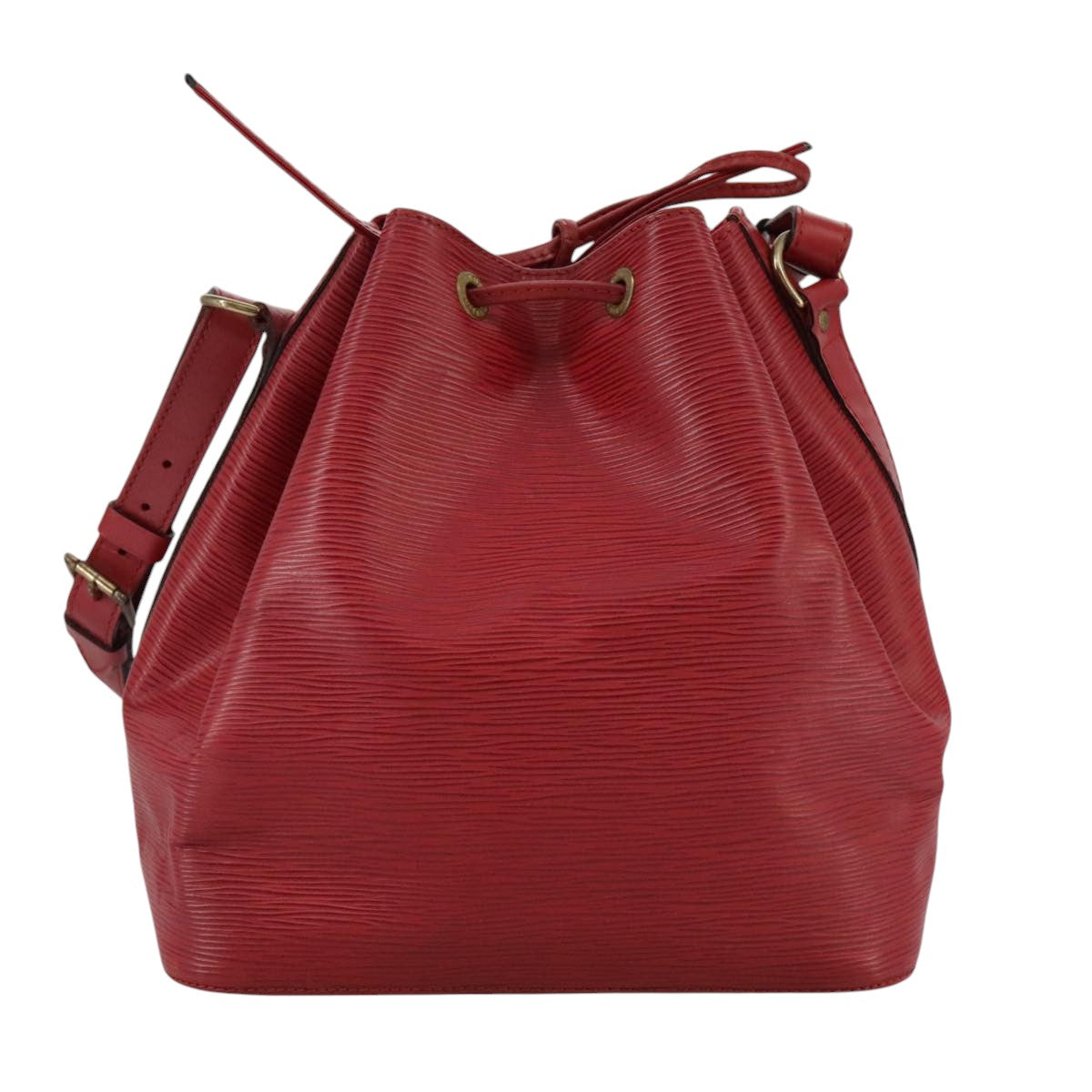 LOUIS VUITTON Epi Petit Noe Shoulder Bag Red M44107 LV 111002