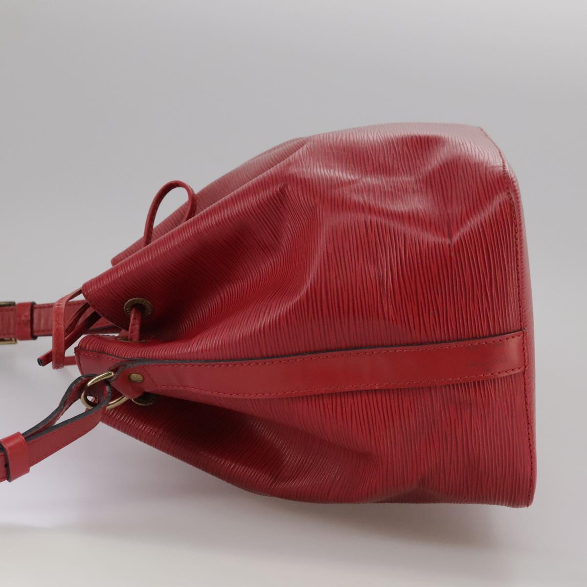 LOUIS VUITTON Epi Petit Noe Shoulder Bag Red M44107 LV 111002