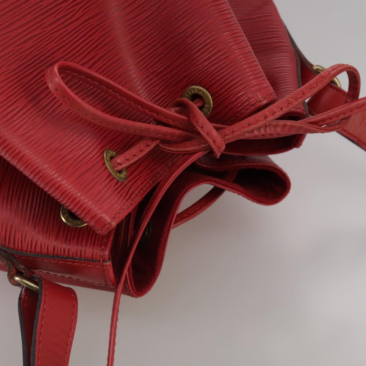 LOUIS VUITTON Epi Petit Noe Shoulder Bag Red M44107 LV 111002