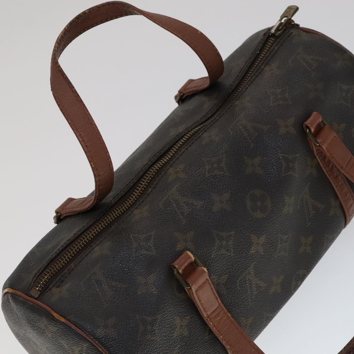 LOUIS VUITTON Monogram Papillon 30 Hand Bag M51385 LV 111014