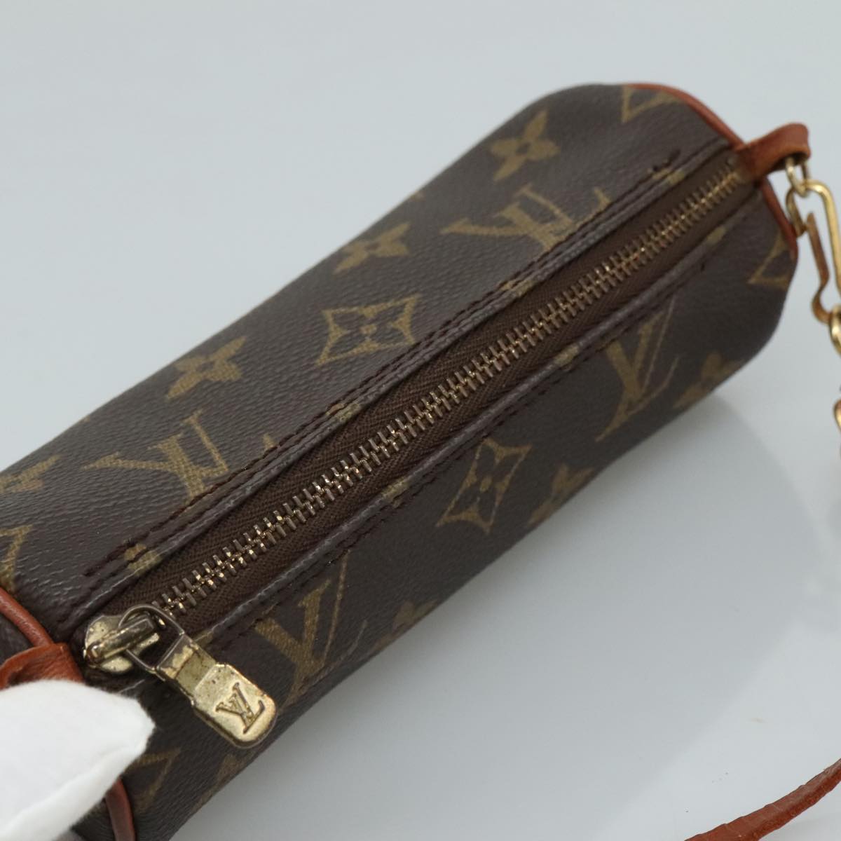 LOUIS VUITTON Monogram Papillon Pouch LV 111015