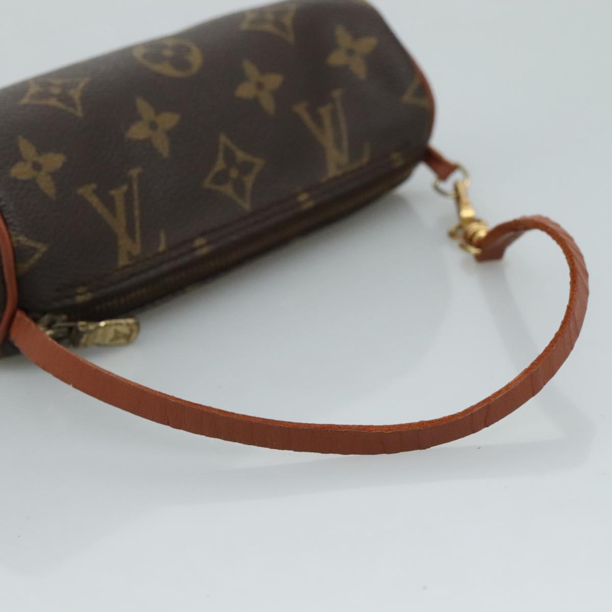 LOUIS VUITTON Monogram Papillon Pouch LV 111015