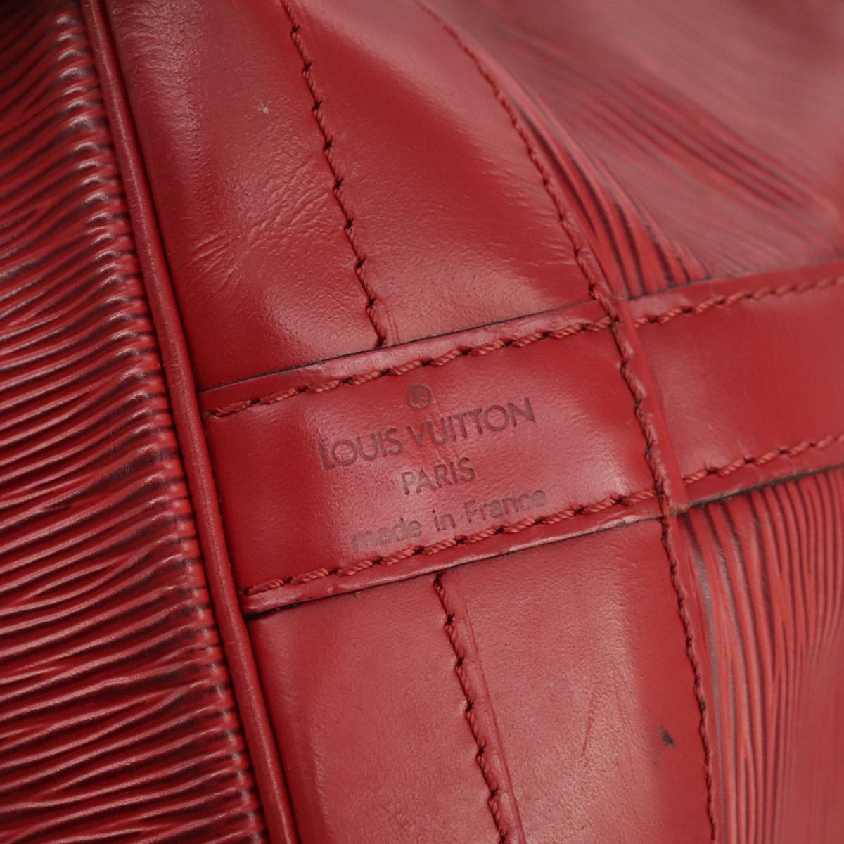 LOUIS VUITTON Epi Noe Shoulder Bag Red M44007 LV 111052