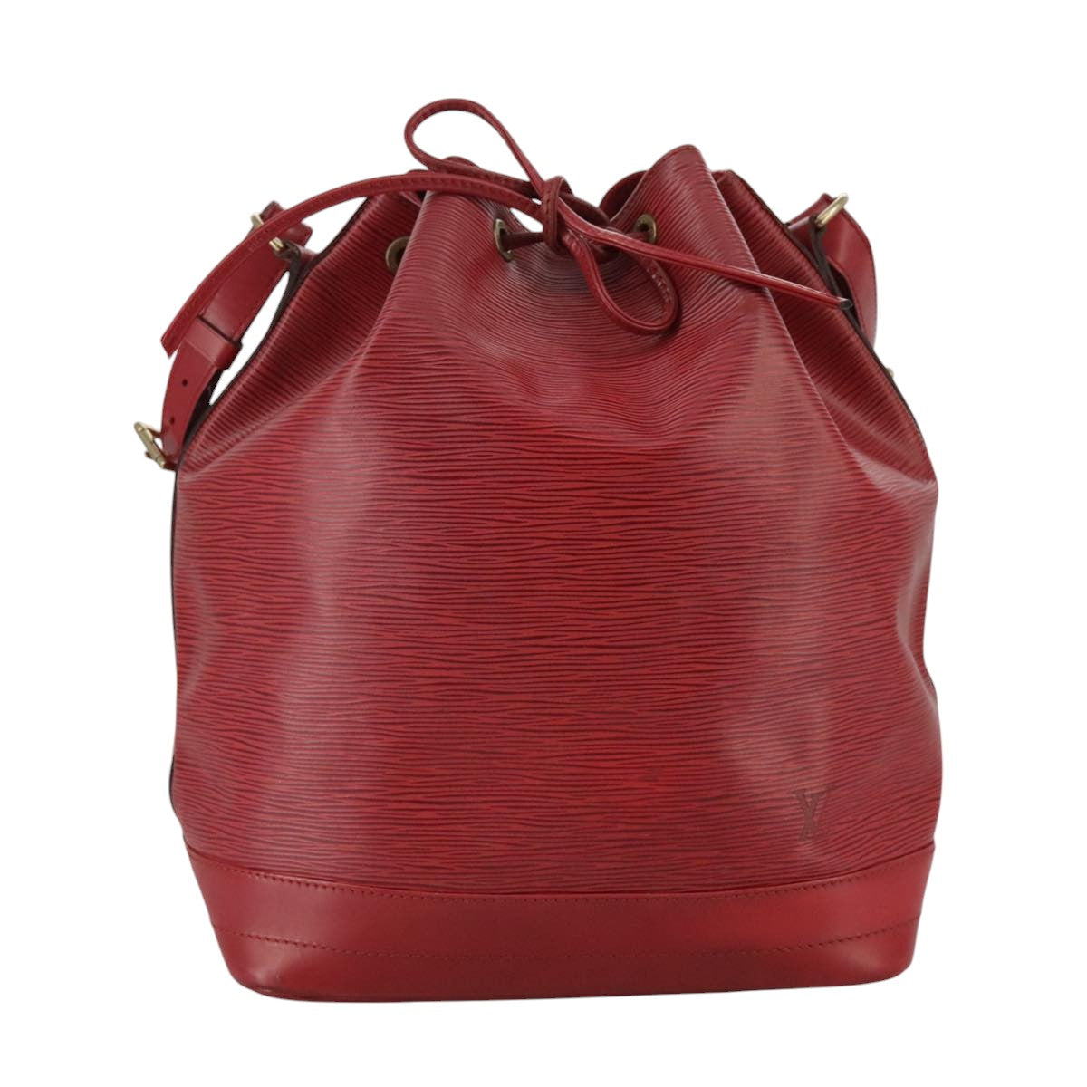 LOUIS VUITTON Epi Noe Shoulder Bag Red M44007 LV 111052