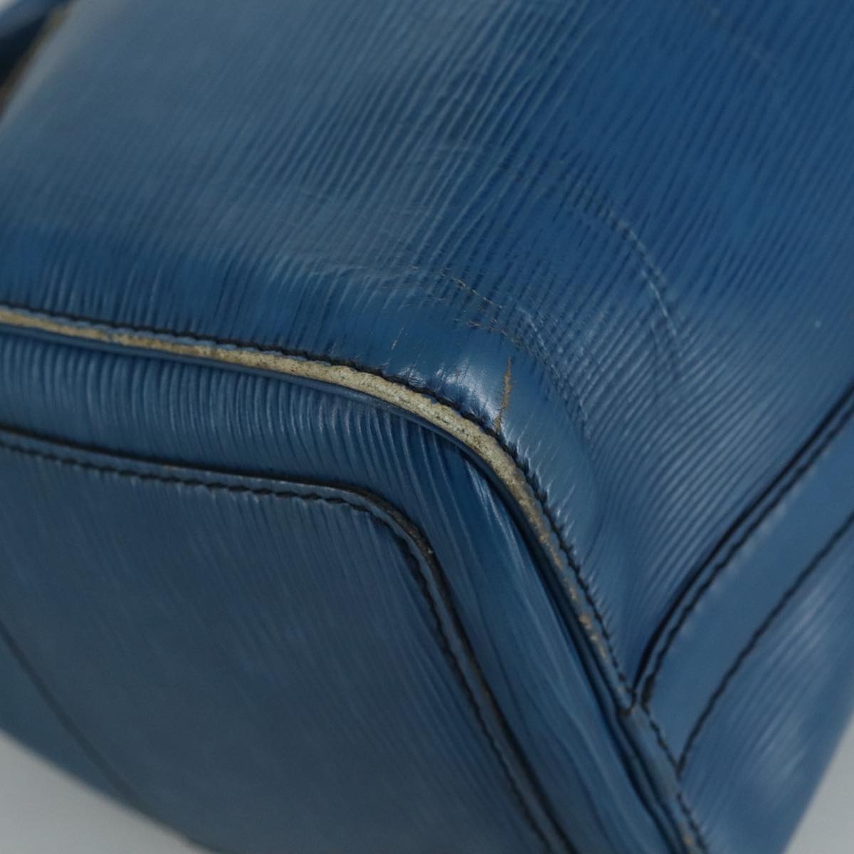 LOUIS VUITTON Epi Speedy 25 Hand Bag Toledo Blue M43015 LV 111061