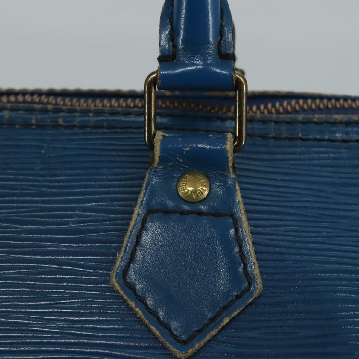 LOUIS VUITTON Epi Speedy 25 Hand Bag Toledo Blue M43015 LV 111061