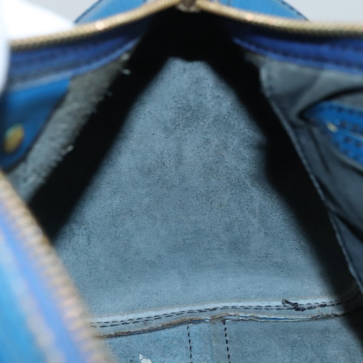 LOUIS VUITTON Epi Speedy 25 Hand Bag Toledo Blue M43015 LV 111061