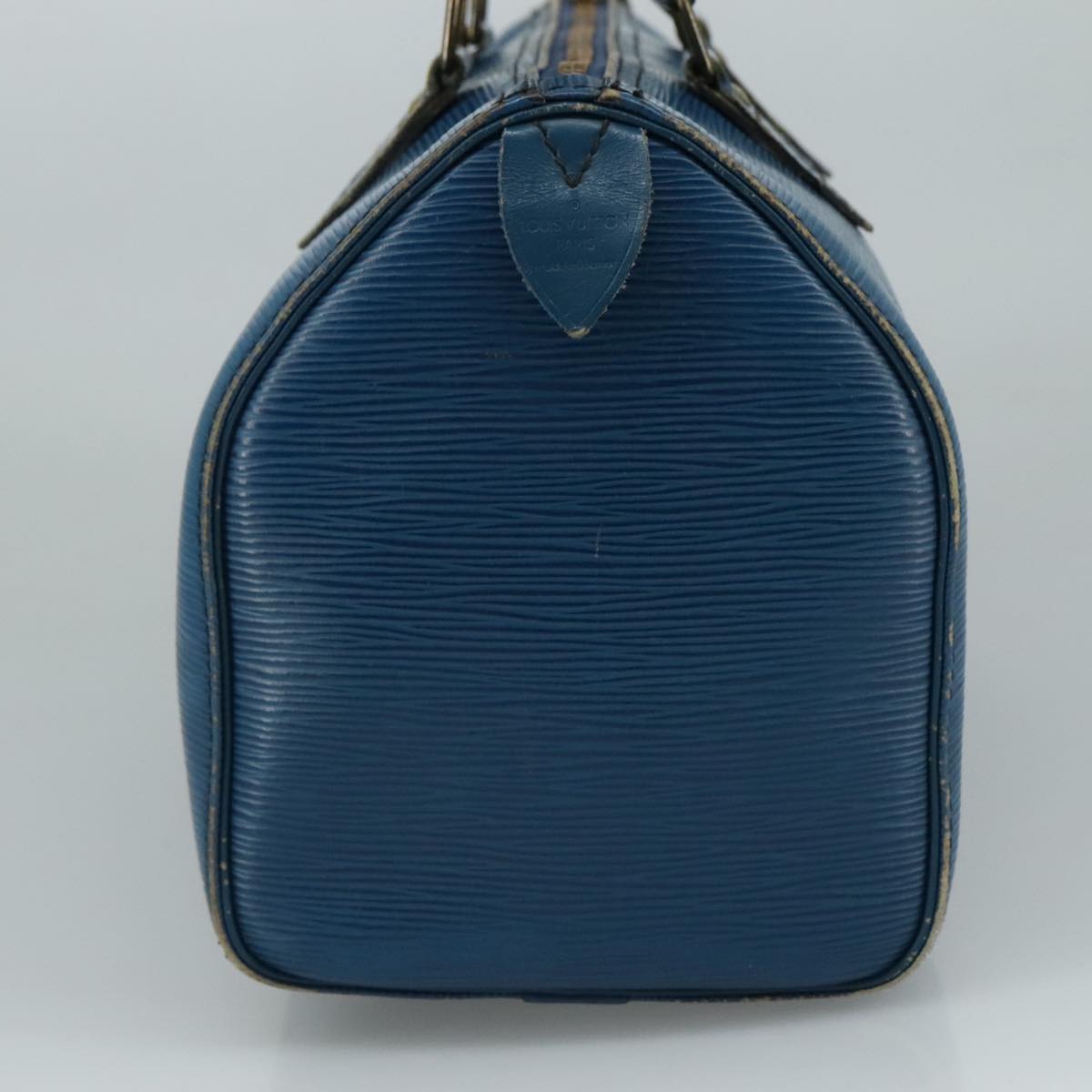 LOUIS VUITTON Epi Speedy 25 Hand Bag Toledo Blue M43015 LV 111061