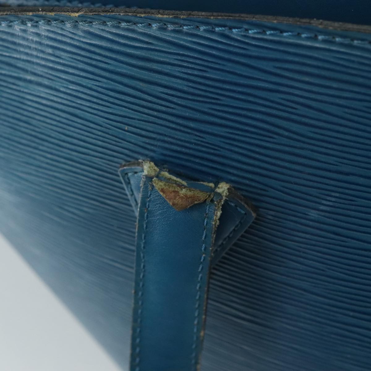 LOUIS VUITTON Epi Saint Jacques Shopping Shoulder Bag Blue M52275 111088