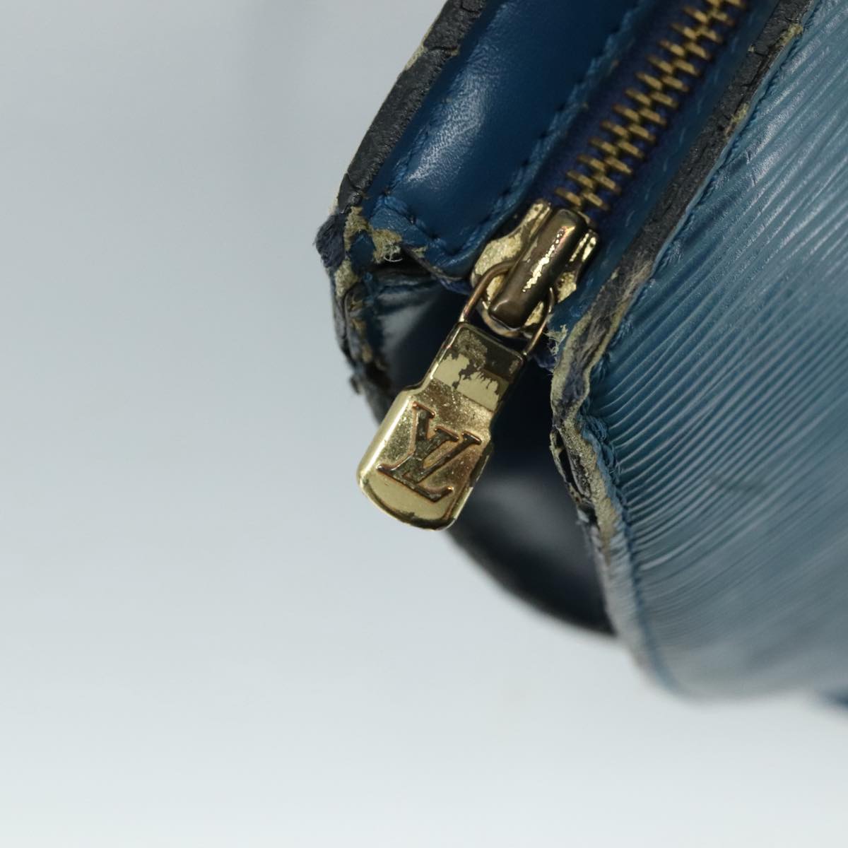 LOUIS VUITTON Epi Saint Jacques Shopping Shoulder Bag Blue M52275 111088