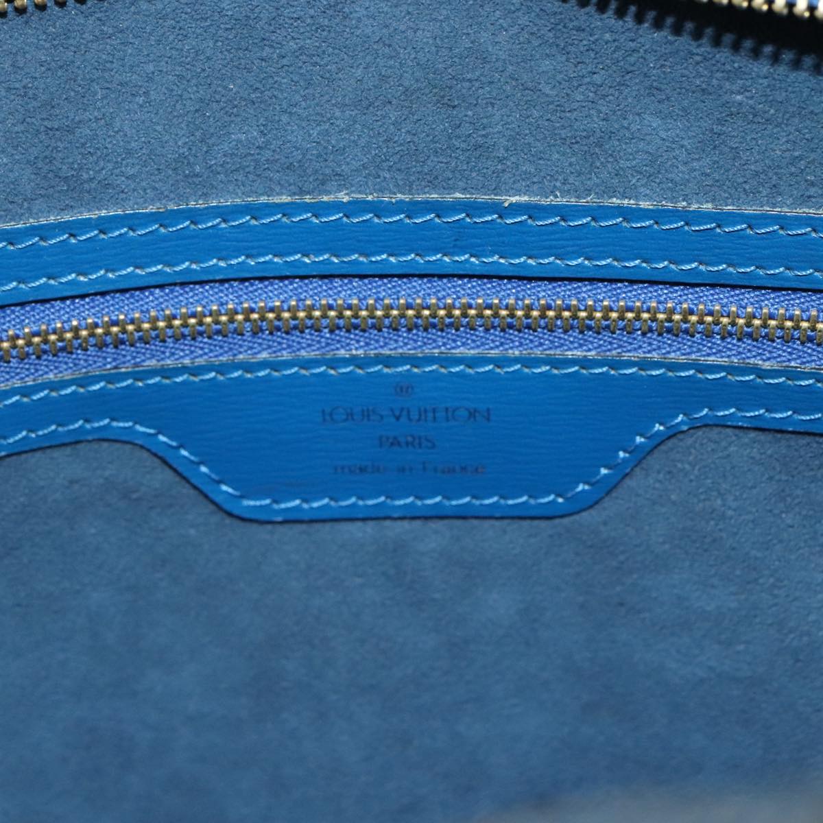LOUIS VUITTON Epi Saint Jacques Shopping Shoulder Bag Blue M52275 111088