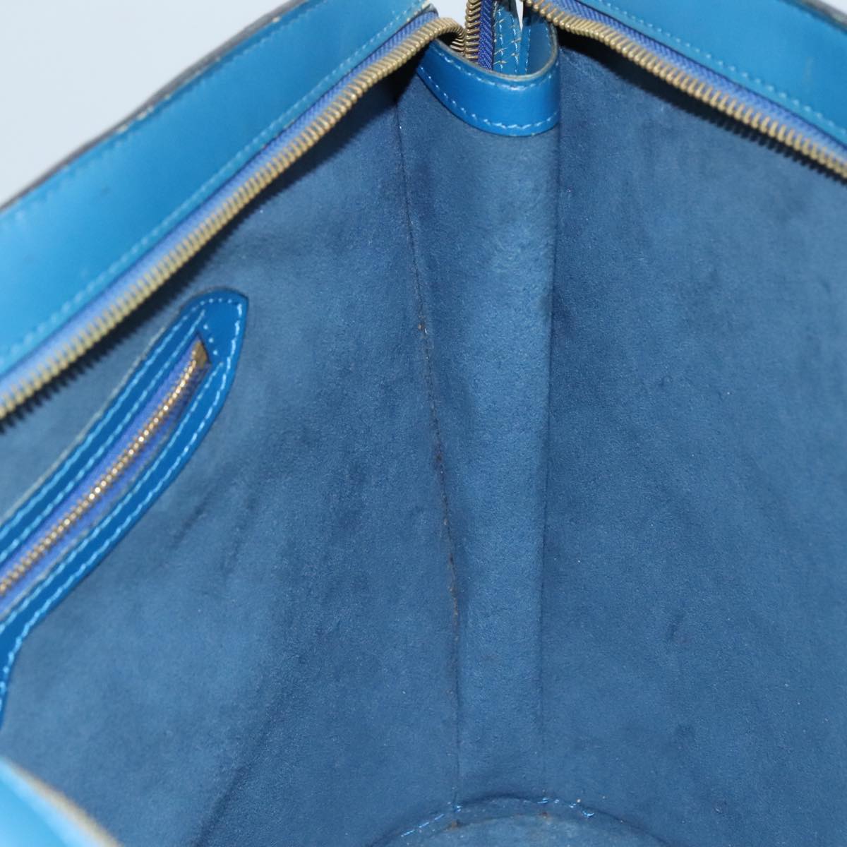 LOUIS VUITTON Epi Saint Jacques Shopping Shoulder Bag Blue M52275 111088