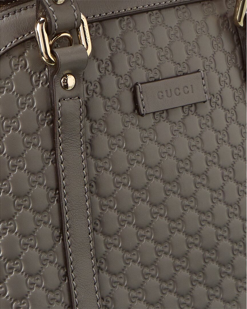 Gucci Guccissima Leather Top Handle Satchel