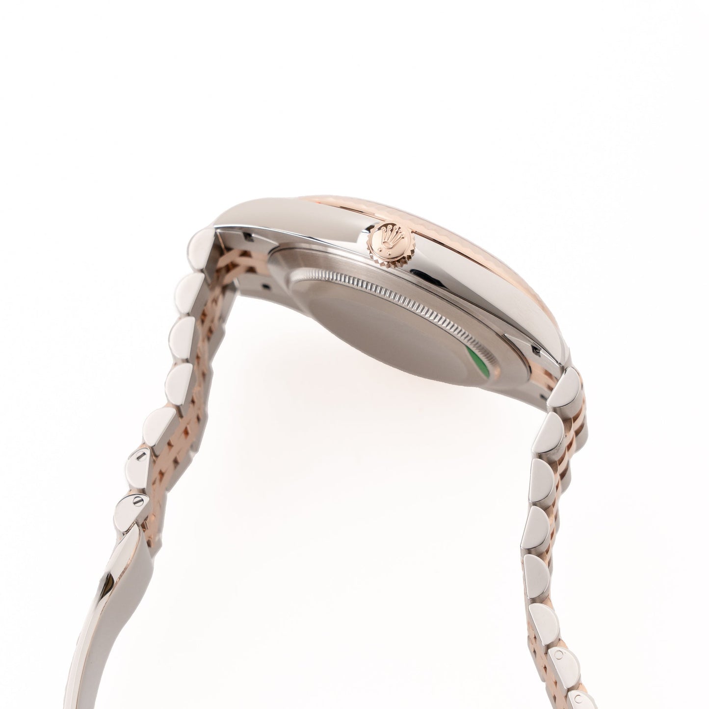 Rolex Datejust 41 Oyster Steel And Everose Gold Sundust Dial Jubilee Bracelet Model 126331-0010