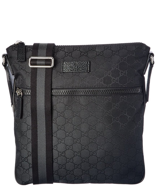 Luxury Gucci Trending 2025 GG Nylon Messenger Bag