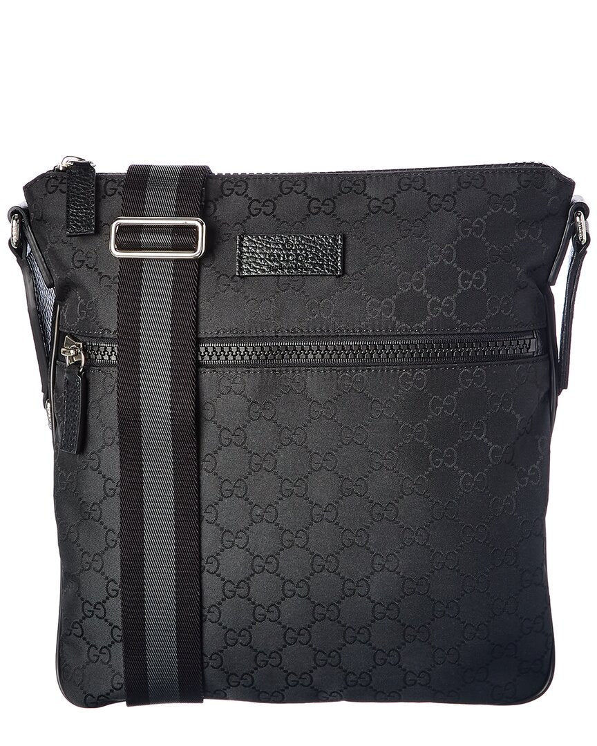 Gucci GG Nylon Messenger Bag