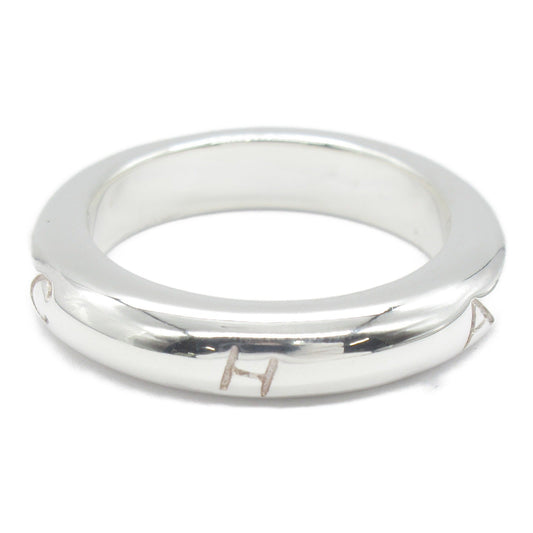CHANEL Logo Ring and Ring Jewelry Silver 925  Silver