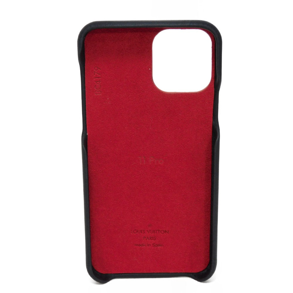LOUIS VUITTON Mobile case M69429 Damier Graphite Canvas (Rainbow Logo Print) Noir Damier Graphite Rainbow iPhone Bumper 11 PRO