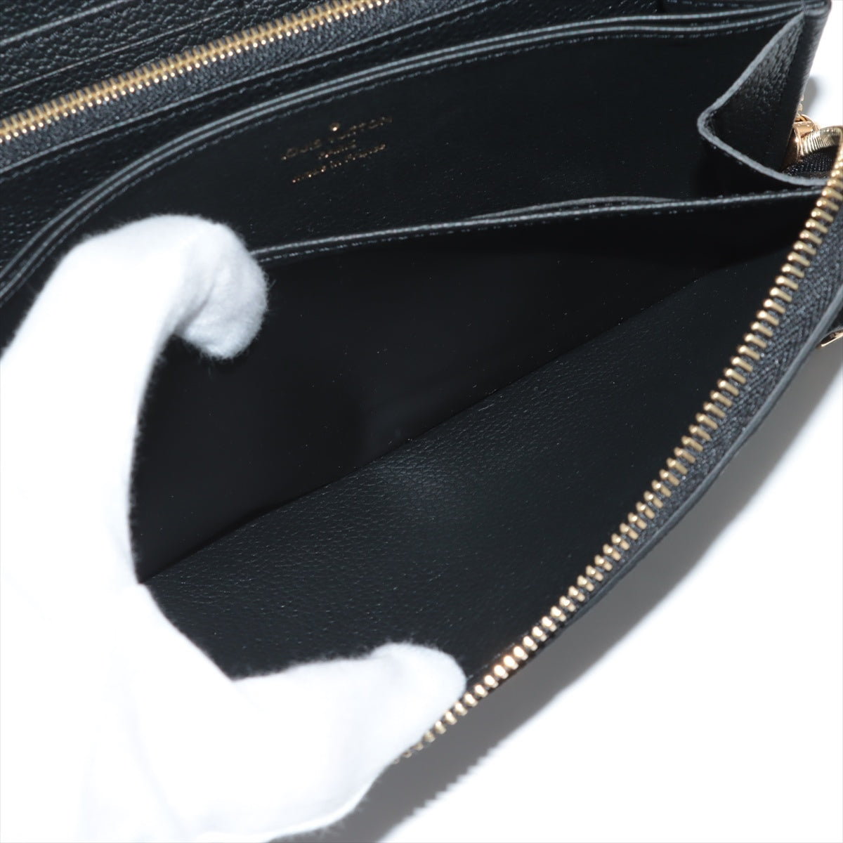 Louis Vuitton Monogram Amplant  Wallet M61864 Noneir Round Zip Wallet