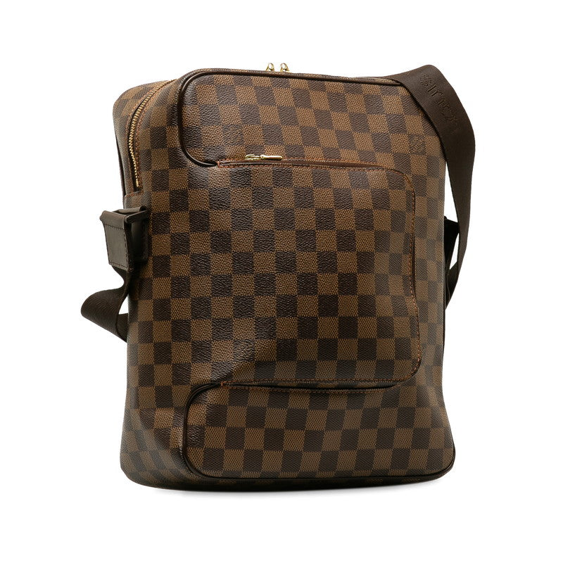 Louis Vuitton Damier Olaf MM N41441 Brown PVC Leather  Louis Vuitton