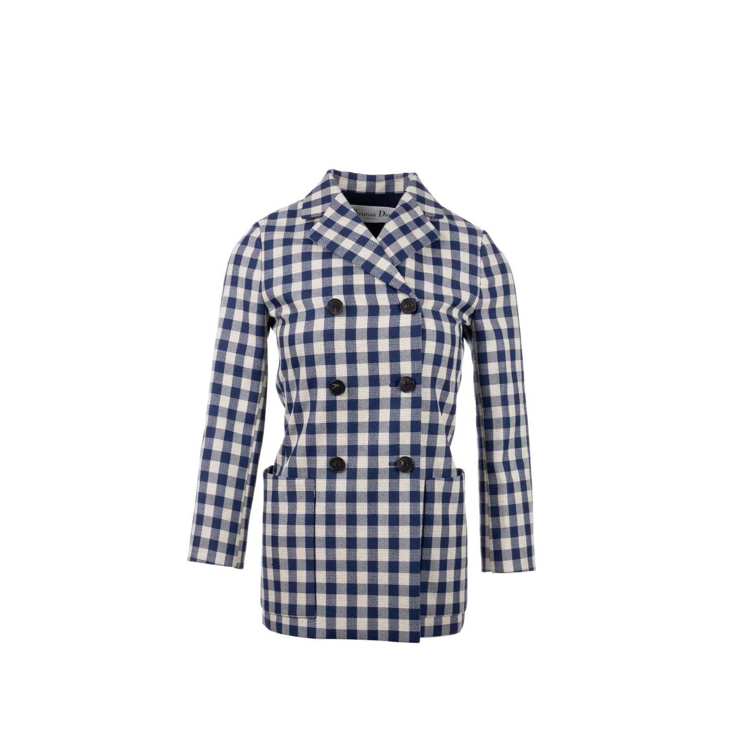 Luxury Dior size 34 Laine jacket blue/white/multicolour