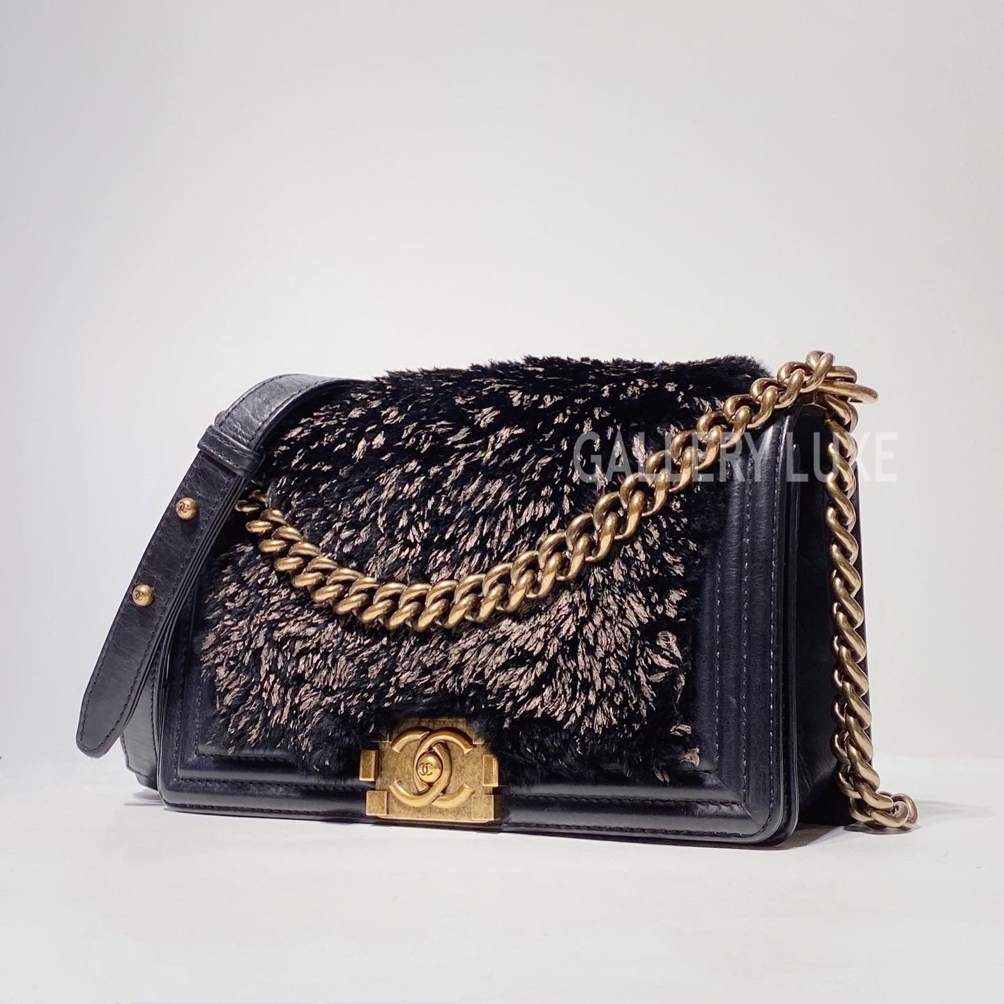 No.3340-Chanel Metallic Orylag Boy 25cm