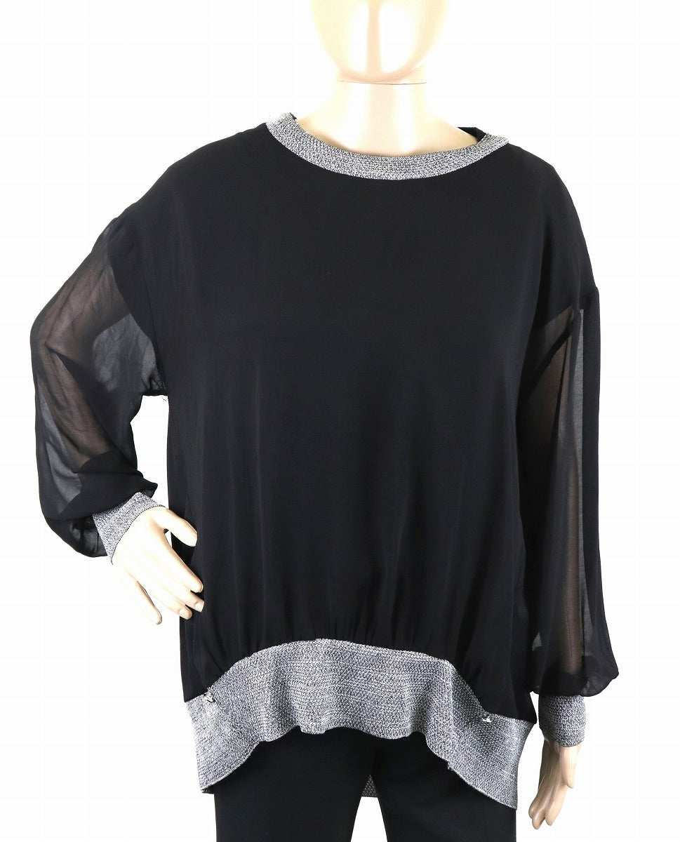 Chanel Coco Button Pullover Top