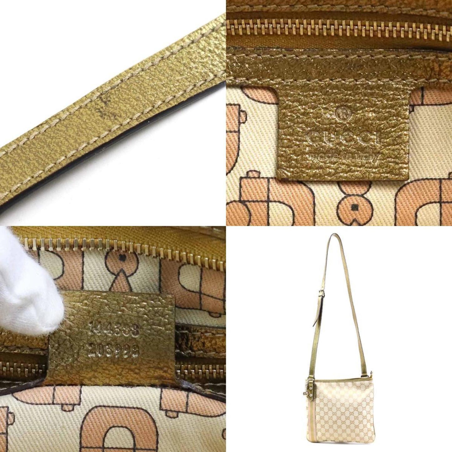 Gucci  Canvas Shoulder Bag ()