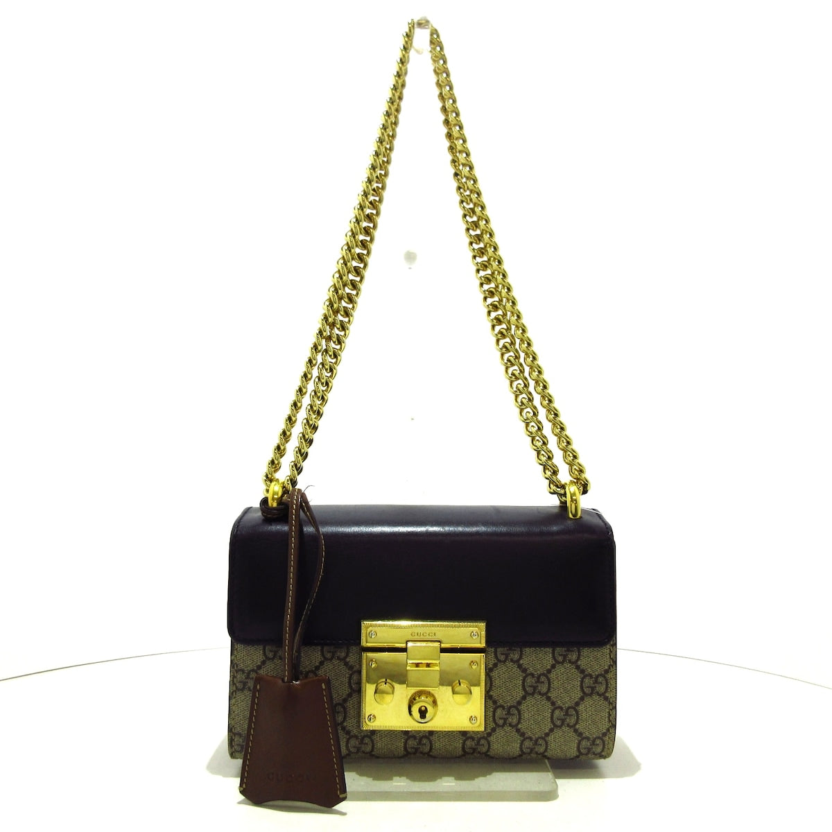 Luxury Gucci Trending 2025 Padlock  Canvas Shoulder Bag ()