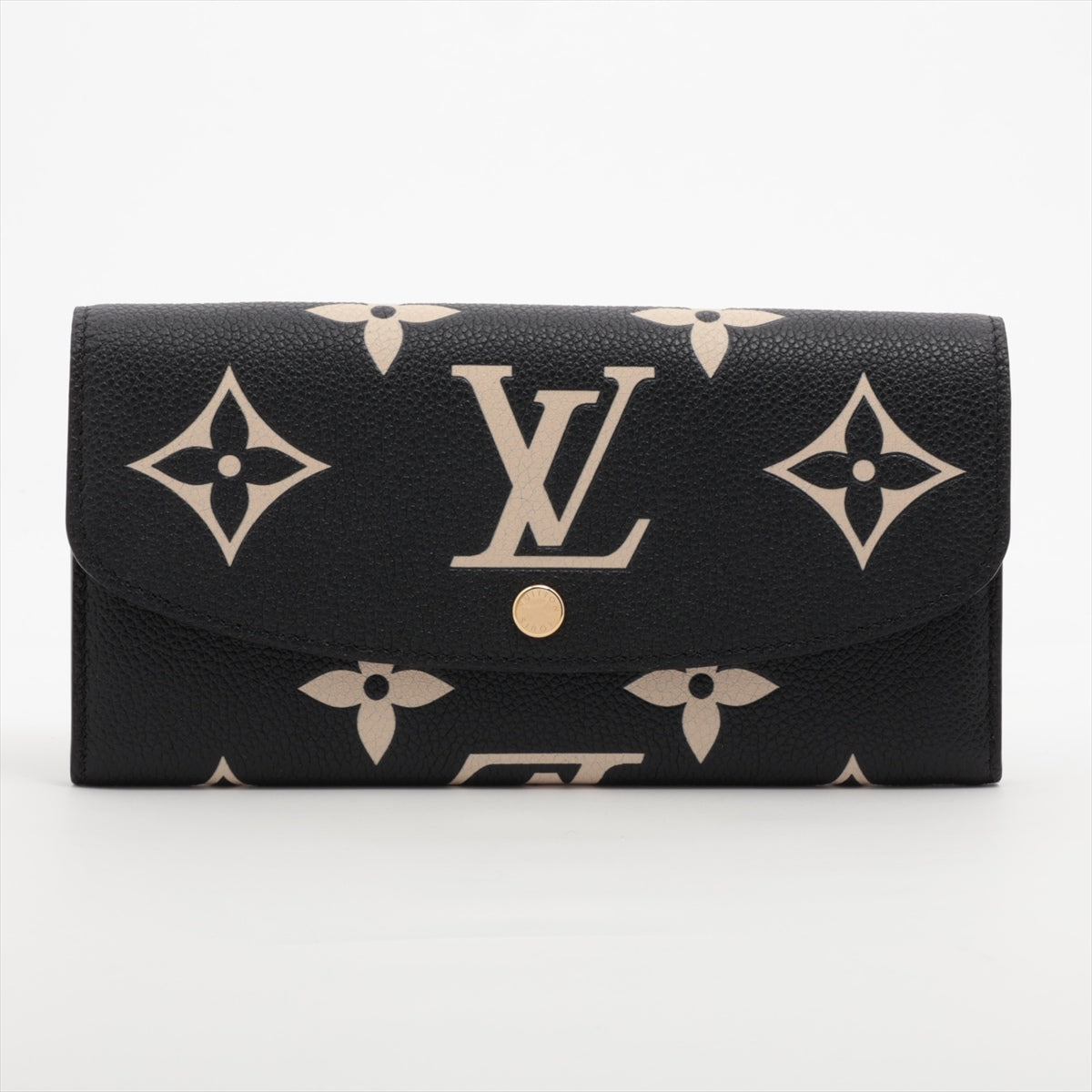 Louis Vuitton Bi-Color Monogram Implant Portfolio Emily Noneir Wallet M83138