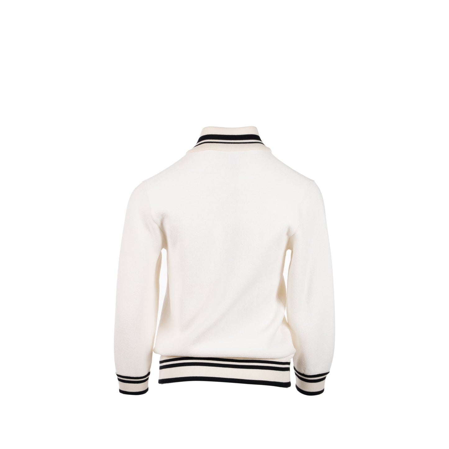 Louis Vuitton size XS Long-sleeved Zip jacket wool/ cotton White